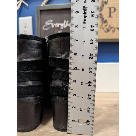 Freebird by Steven European Crossover Moto Ankle Boots Women’s 39 US 8 Rare - Picture 14 of 14